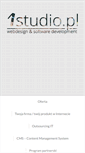 Mobile Screenshot of 1studio.pl